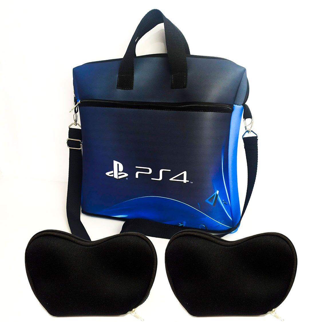 Kit Bolsa de Transporte para Videogame + 2 Capas para Controles – CN – PS4 Azul Bolsa para Videogames Case Notebook 2 Kit Bolsa de Transporte para Videogame + 2 Capas para Controles – CN – PS4 Azul Bolsa para Videogames Case Notebook 2